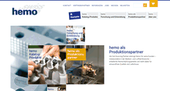 Desktop Screenshot of hemo.ch