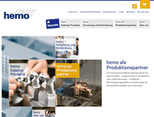 Tablet Screenshot of hemo.ch