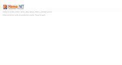 Desktop Screenshot of error.hemo.net