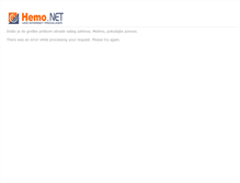 Tablet Screenshot of error.hemo.net